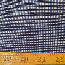 Load image into Gallery viewer, Blue Crosshatch Print