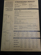 Load image into Gallery viewer, Strathcona Henley Sewing Pattern