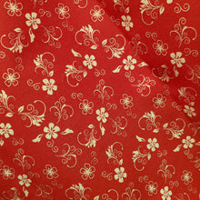 Load image into Gallery viewer, White Flowers on Red

