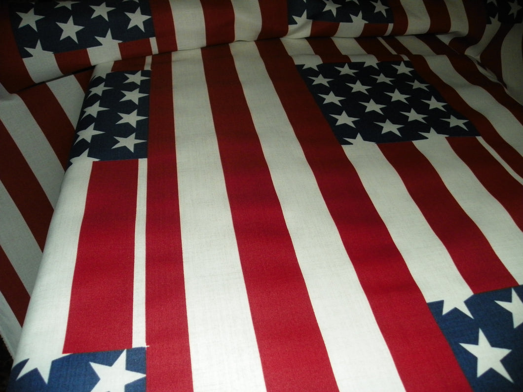Flag (American) decorator fabric