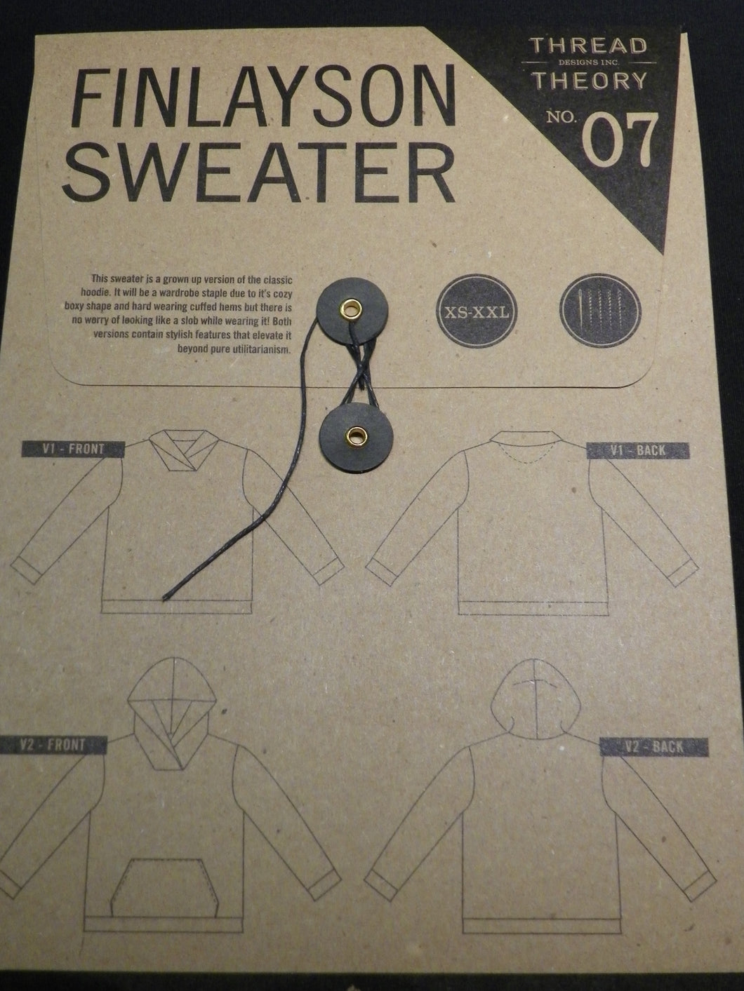 Finlayson Sweater sewing Pattern