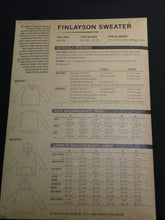 Load image into Gallery viewer, Finlayson Sweater sewing Pattern
