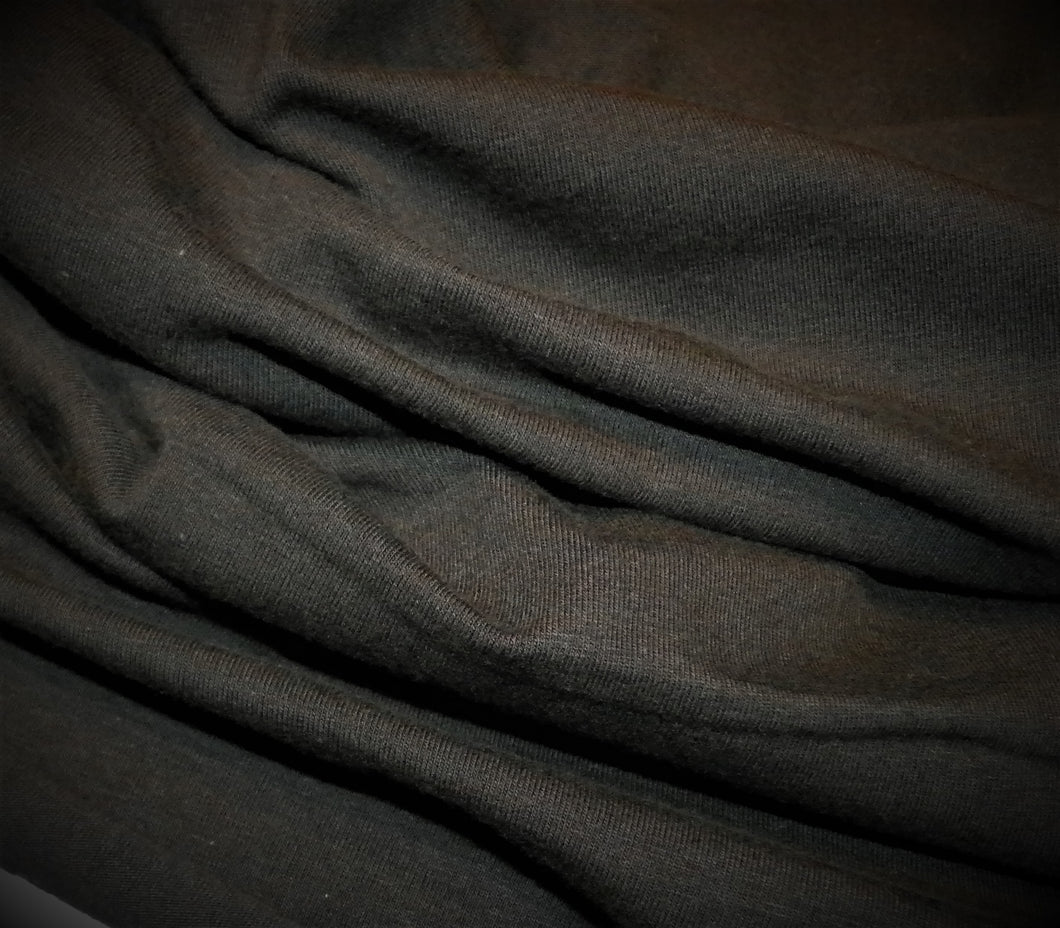 Black Jersey Cotton Spandex